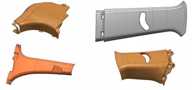 汽车里的立柱内饰板本体的注塑模具设计方法总结