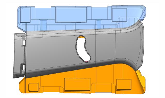 汽车里的立柱内饰板本体的注塑模具设计方法总结