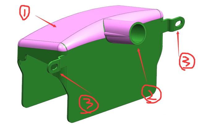 适用于塑胶模具中必不可少的双向倒扣结构设计